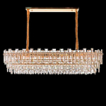 Люстра овальная с хрустальными подвесками Gorgeous Crystal Light варинант исполнения - 1 | Loft Concept в Перми