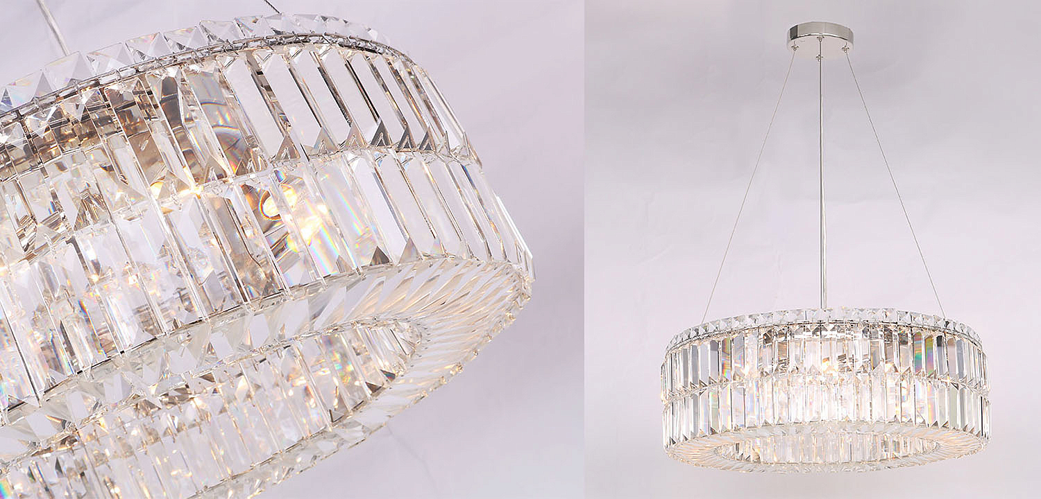 Люстра Darleen Crystal Nickel Chandelier 12 Люстра Darleen Crystal Nickel Chandelier 12 - Loft-Concept в Перми