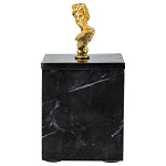 Мраморная шкатулка с бюстом из металла KELLY WEARSTLER варинант исполнения - 3 | Loft Concept в Перми