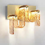 Бра волнистой формы из фактурного стекла Big Wave варинант исполнения - 6 | Loft Concept в Перми