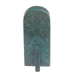 Часы погон ВС подарочные настольные из натурального камня Змеевик Military Clock варинант исполнения - 6 | Loft Concept в Перми