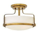 Потолочный светильник с круглым матовым белым плафоном Hinkley варинант исполнения - 5 | Loft Concept в Перми