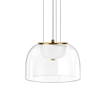 Подвесной светильник с куполообразным прозрачным стеклянным плафоном Grada Light варинант исполнения - 1 | Loft Concept в Перми