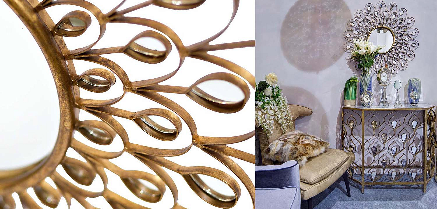 Зеркало Mirror Peacock Feathers Зеркало Mirror Peacock Feathers - Loft-Concept в Перми