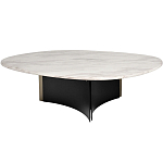 Стол журнальный овальный с контрастным основанием Subsequence варинант исполнения - 1 | Loft Concept в Перми