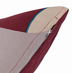 Подушка декоративная хлопковая с абстрактным принтом Elysian Flow Terra варинант исполнения - 4 | Loft Concept в Перми