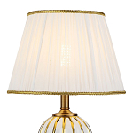 Настольная лампа с абажуром Celestina White Gold Lampshade Table Lamp варинант исполнения - 2 | Loft Concept в Перми