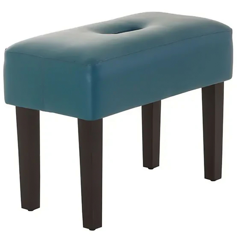 Мягкий пуф на черных ножках Winton Pouf Мульти Мягкий пуф на черных ножках Winton Pouf Мульти в Перми | Loft Concept