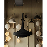 Подвесной вязаный черный светильник «Лампа Марракеша» варинант исполнения - 3 | Loft Concept в Перми