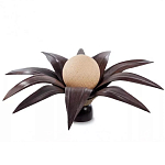 Настольная лампа черная INDONESIAN LAMPS варинант исполнения - 1 | Loft Concept в Перми