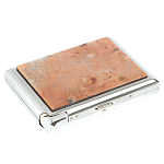Портсигар с газовой зажигалкой из натурального камня Пегматит Stone Cigarettes Cases варинант исполнения - 4 | Loft Concept в Перми
