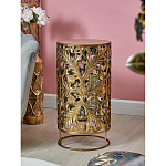 Столик приставной с цветочной резной фактурой Madagascar варинант исполнения - 5 | Loft Concept в Перми