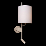 Бра с цилиндрическим тканевым абажуром и регулируемым спотом Pure Cylinder варинант исполнения - 1 | Loft Concept в Перми