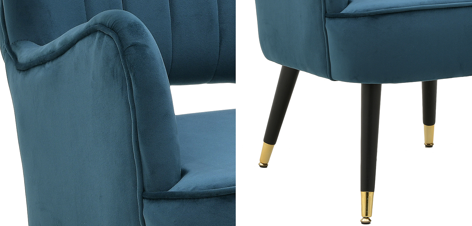 Кресло Drummond Armchairs Blue Кресло Drummond Armchairs Blue - Loft-Concept в Перми