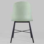 Стул из прочного пластика на металлическом основании Anora Green  варинант исполнения - 4 | Loft Concept в Перми