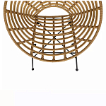 Стул круглый с ротанговым плетением Round Wicker Stool варинант исполнения - 7 | Loft Concept в Перми