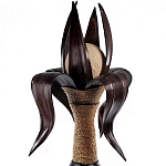 Настольная лампа черная INDONESIAN LAMPS 1 варинант исполнения - 2 | Loft Concept в Перми