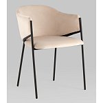 Стул Brace велюр молочный варинант исполнения - 1 | Loft Concept в Перми