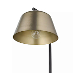 Торшер на изогнутом основании в сочетании черного и золотистого цвета Stable Base варинант исполнения - 3 | Loft Concept в Перми