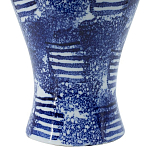 Ваза из фарфора сине-белого цвета Blue & White Ornament  варинант исполнения - 3 | Loft Concept в Перми