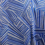 Мебельная ткань Жаккард синий принт 140 см T2-132 варинант исполнения - 2 | Loft Concept в Перми