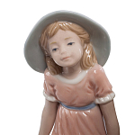 Статуэтка фарфоровая Девушка и маленькая девочка с цветами Charming Statuette варинант исполнения - 2 | Loft Concept в Перми