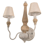 Бра с двумя конусовидными тканевыми абажурами Neighborhood варинант исполнения - 3 | Loft Concept в Перми