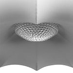 Подвесной светильник с белым фигурным абажуром и мягкими волнистыми краями Cloud Motion  варинант исполнения - 13 | Loft Concept в Перми