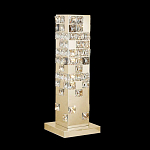 Настольная лампа прямоугольная с мозаичным хрустальным оформлением Sparks of Crystal варинант исполнения - 1 | Loft Concept в Перми