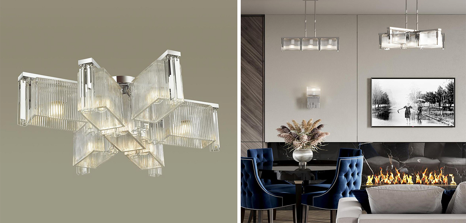 Люстра Madelen Chrome Chandelier 7 Люстра Madelen Chrome Chandelier 7 - Loft-Concept в Перми