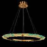 Люстра в форме кольца с цветочным декором Warm Heavenly Light варинант исполнения - 2 | Loft Concept в Перми