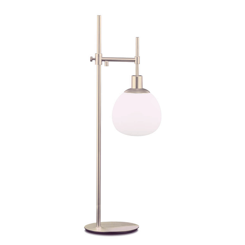 Настольная лампа Tiepolo Ball Table lamp nickel Белый Никель Настольная лампа Tiepolo Ball Table lamp nickel Белый Никель в Перми | Loft Concept