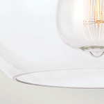 Потолочный светильник с шарообразным плафоном из прозрачного стекла Feiss варинант исполнения - 4 | Loft Concept в Перми