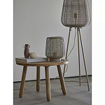 Торшер с плетеным металлическим плафоном Wicker Iron Lamp варинант исполнения - 3 | Loft Concept в Перми