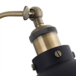 Бра с черным плафоном из металла Roomsy варинант исполнения - 3 | Loft Concept в Перми