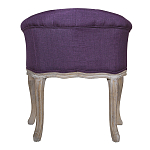Кресло низкое в стиле прованс Louis French Armchair purple flax варинант исполнения - 3 | Loft Concept в Перми