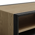 Стол журнальный в стиле лофт с полкой для хранения Warm Industrial варинант исполнения - 2 | Loft Concept в Перми