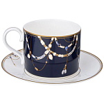 Чайный набор из фарфора с изображением лошадей на 6 персон 12 предметов Porcelain Horse Set варинант исполнения - 2 | Loft Concept в Перми