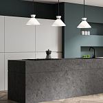 Подвесной светильник с белым стеклянным конусным плафоном Alora Mood варинант исполнения - 7 | Loft Concept в Перми