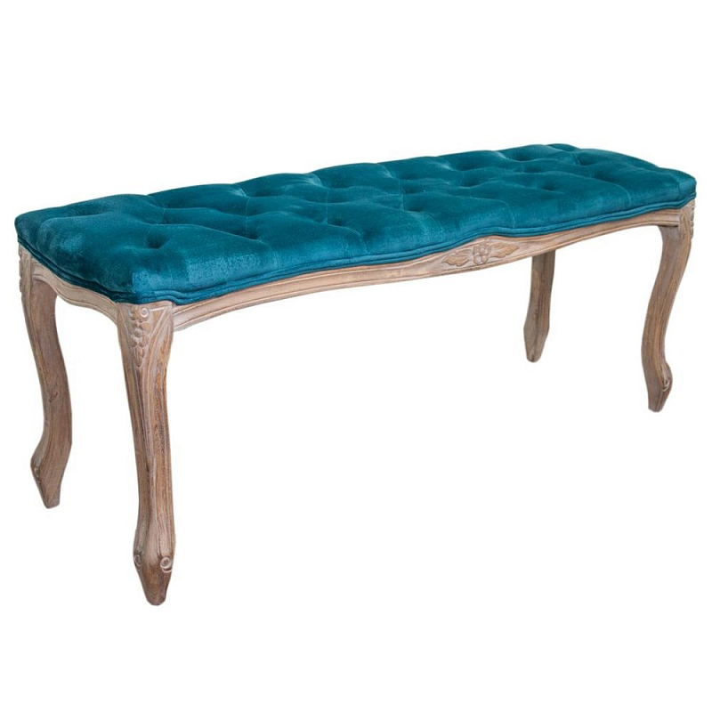 Банкетка French Provence Farmhouse Bench turquoise Бирюзовый в Перми | Loft Concept 