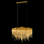 Люстра подвесная с металлическими цепочками и изогнутыми металлическими дугами 72 см Atlantis Chain варинант исполнения - 13 | Loft Concept в Перми