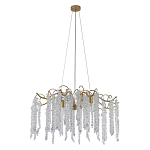 Люстра c подвесками из прозрачного хрусталя Диаметр 85 см FAIRYTREE Light варинант исполнения - 2 | Loft Concept в Перми