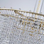 Люстра многоярусная с каскадами кристаллов Crystal Rains варинант исполнения - 8 | Loft Concept в Перми