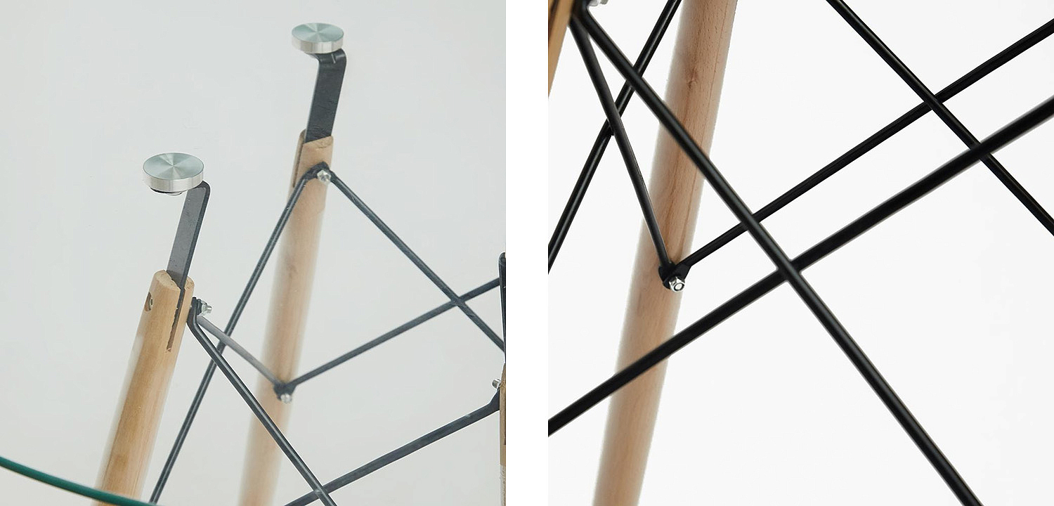 Стол DSW glass table - Loft-Concept в Перми