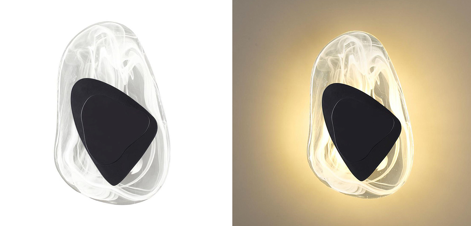 Бра Transparent Pebbles Sconces Black Бра Transparent Pebbles Sconces Black - Loft-Concept в Перми