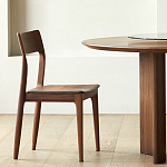 Стол обеденный круглый с двойной столешницей Walnut Wood Table варинант исполнения - 8 | Loft Concept в Перми