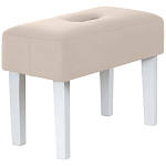 Мягкий пуф на белых ножках Winton Pouf варинант исполнения - 12 | Loft Concept в Перми