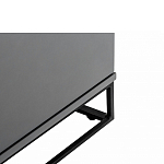 ТВ-тумба цвета графит с  2-мя дверцами и ящиком Strict Lines варинант исполнения - 5 | Loft Concept в Перми