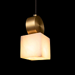 Подвесной светильник светодиодный с квадратным плафоном Stone Helios варинант исполнения - 2 | Loft Concept в Перми