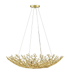 Люстра в форме золотой чаши из кораллов Coral Decor варинант исполнения - 2 | Loft Concept в Перми